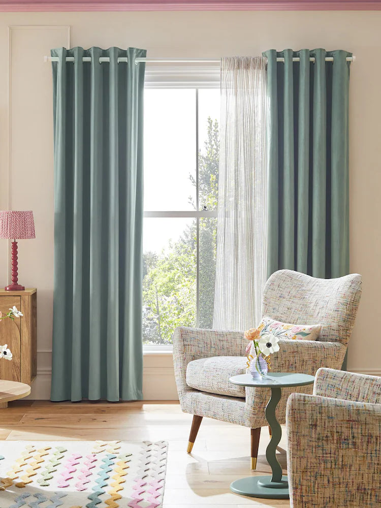 Natural Drapes for Bedroom, Light & Airy